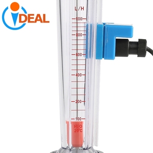 LZS-tubo de plástico PVC, medidor de flujo de agua, bajo precio, rotámetro con interruptor - Product Image 3