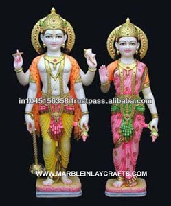 Statue de dieu indien ishnu lxmi, livraison gratuite - Product Image 1