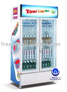 2016 portas duplas bebidas energéticas geladeira geladeira geral