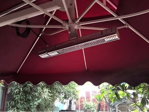 Chauffe-<span class=keywords><strong>parasol</strong></span> infrarouge électrique 2000W IP65 étanche, équipement de chauffage extérieur pour patio LDHR005G2 200KY - Product Image 3