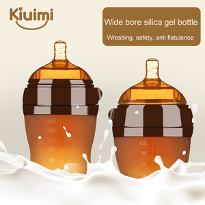 Silicone per bambini imitazione latte materno largo diametro del bambino che odia la nonna biberon Anti-flatulenza bottiglia per lo svezzamento del latte - Product Image 2