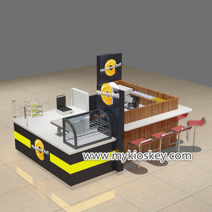 Einkaufszentrum <span class=keywords><strong>Donut</strong></span>-<span class=keywords><strong>Food</strong></span>-<span class=keywords><strong>Kiosk</strong></span>-Design mit Kunden-Sitzbereich - Product Image 4