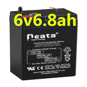 Batteria al Piombo-Acido VRLA 6V 6.8Ah Batteria Gel per Auto Elettriche per Bambini/Energia Solare - Product Image 3