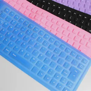 Teclado de silicone dobrável com 85 teclas, teclado macio à prova d'água e de poeira