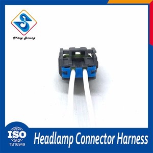 Bueno Odm Oem auto soporte de la lámpara 2 pin conector hembra macho mazo de cables auto - Product Image 2