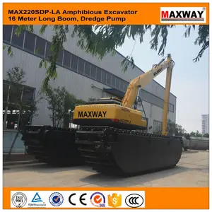 MAXWAY 机器公司 22 吨沼泽挖掘机与沙泵