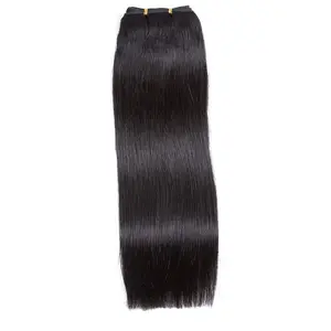 Wholesale high quality 7a grade human hair, 100% original natural silky straight indian hair weave