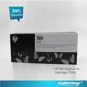 Original HP 789 cartucho de tinta 775ml apto para Designjet Cartera de HP Designjet-L2550 impresora