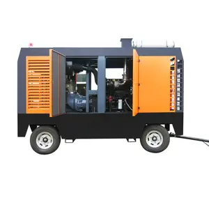 Máy Nén Khí Áp Suất Cao 20 Bar 750 Cfm Diesel Xách Tay Với Giá Nhà Máy Tốt Nhất