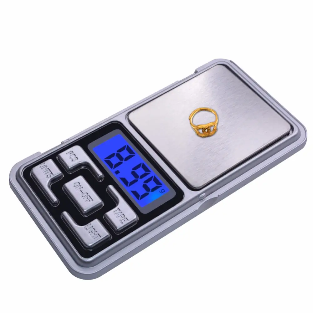 Цифровые Карманные ювелирные весы, электронные миниатюрные ювелирные весы, серые кухонные весы