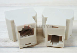 RJ45 8P8C Mạng Cáp 2 Way Y Splitter Đúp Adapter 3 Cổng Ethernet LAN Coupler Và Extender Cắm Coupler - Product Image 3