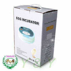 Nouveau design 12 incubateur d'oeufs Mini incubateur d'oeufs de poulet Turquie partie clé moteur puissance incubateur de poulet - Product Image 6