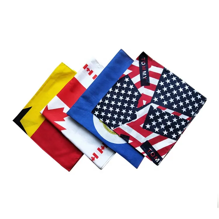 Bandeira americana do país 100% algodão suave bandana