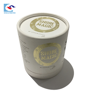 High Quality <strong>Decorated</strong> Round Cylinder Candle Gift <strong>Boxes</strong> <strong>with</strong> <strong>Lid</strong> for Candles - Product Image 1