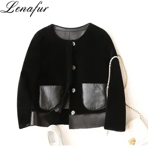 Bán Buôn Ladies Trang Phục Thời Trang Quần Áo Mùa Đông Da Cừu Coat