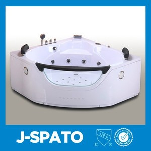 2015 3 asientos 2 tumbonas interior acrílico bañera sexy masaje for js-8666R - Product Image 2