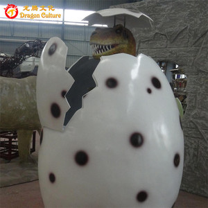 Modello artificiale su misura dell'uovo di <span class=keywords><strong>Dino</strong></span> del dinosauro animatronico dell'attrezzatura del parco per il parco giurassico di divertimento - Product Image 2