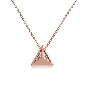 Venta al por mayor estilos de moda americanos y europeos 925 collar con colgante delicado collar de plata esterlina de estrella y luna de oro - Product Image 2