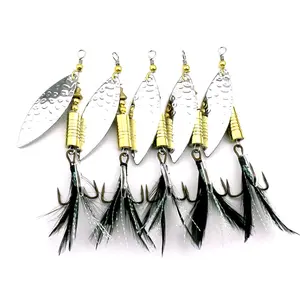 Isca de pesca artificial mustadt, isca de pesca com ganchos agudos