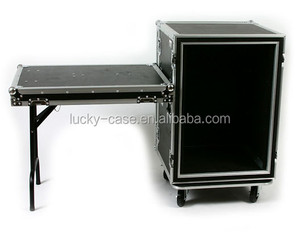 16 l'espace ATA Choc Rack D'ampli Cas w/Roulettes et Étagère - Product Image 1