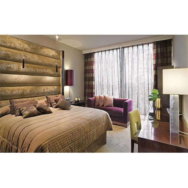 HO-1070 5 Star Hotel Bedroom Furniture Set Factory Hotel Room Furniture
