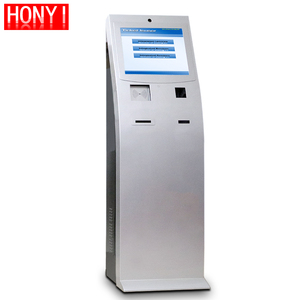 Honyi Écran tactile NFC Imprimante de reçus Scanner Kiosque Gestion de file d'attente Paiement Kiosques d'enregistrement d'événement en libre-service - Product Image 1