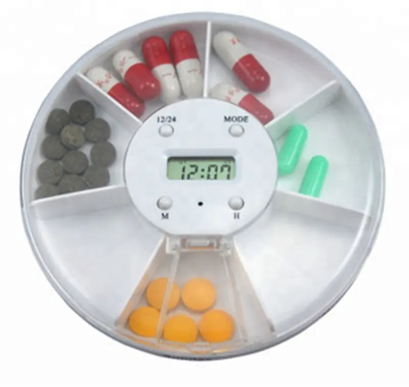 Digital pill box timer 7days pill box with alarm, 7day pillbox one week pill reminder