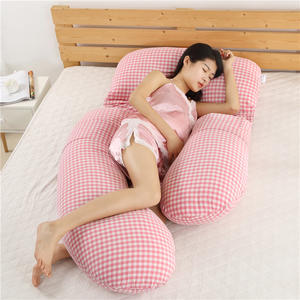 Grosir 100% Katun Nyaman Seluruh Tubuh Berbentuk F Bantal Bersalin Wanita Hamil Meringankan Nyeri Tidur Wanita Hamil - Product Image 3