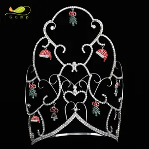 Özel Tiara Noel Pageant Rhinestone Taç