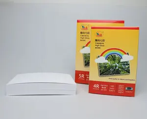 Заводская цена, односторонняя ПЭТ глянцевая фотобумага для струйной печати, 230 г/м2, A4, водонепроницаемая