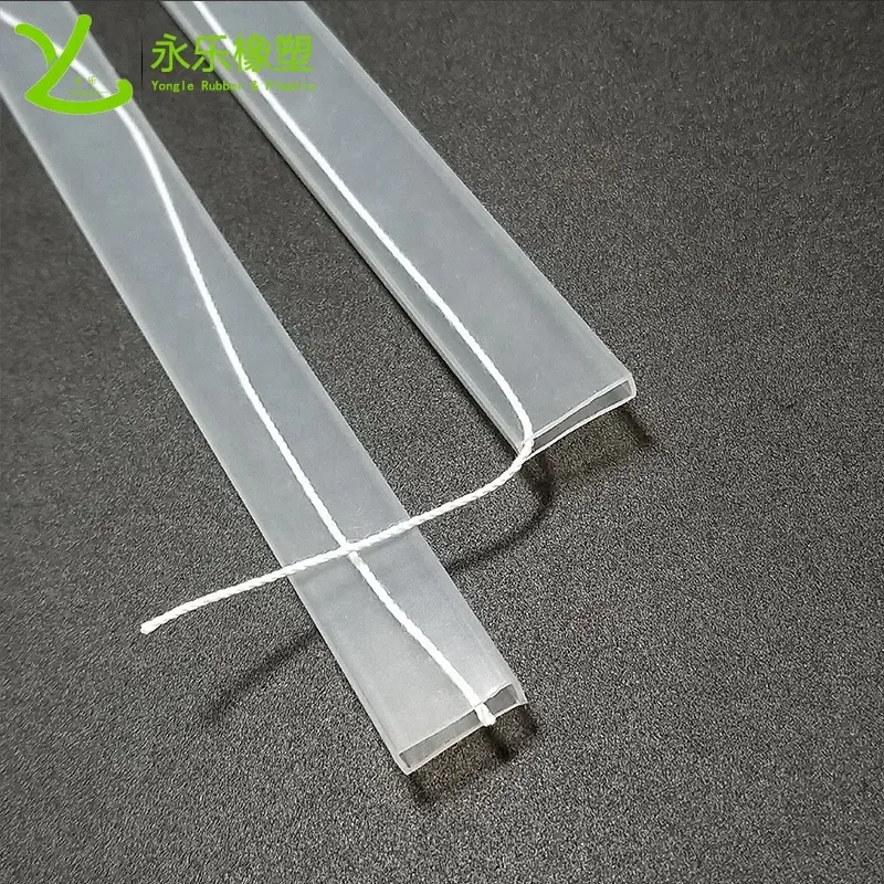 Прозрачный гибкий светодиодный силиконовый чехол мягкий 8 мм 10 мм 12 мм Светодиодная силиконовая полоса без кармана для карт