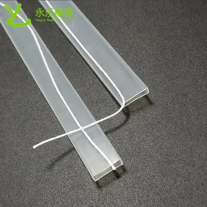 Clear flexible LED silicone sleeve soft 8mm 10mm 12mm LED silicone strip without card slot