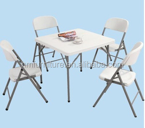 Tavolo Quadrato Pieghevole in Plastica per Fiere, Mercati, Noleggio e Uso Fai-<span class=keywords><strong>da</strong></span>-Te - Product Image 2