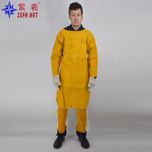 Veste de travail de protection imperméable et durable de haute qualité en matériau Ather sans capuche pour soudeurs - Product Image 4
