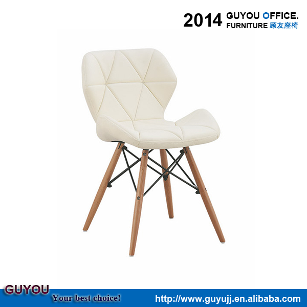 Alibaba express chaise à manger colorée avec cuir PU(GY-604)