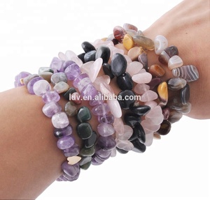 Wholesale Jewelry Stretch Druzy Charm Crystal Gemstone Natural Beads Healing <strong>Gem</strong> <strong>Stone</strong> <strong>Bracelet</strong> - Product Image 6