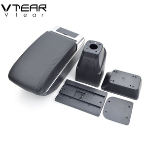Vtear Accoudoir Intérieur Accessoires de Voiture ABS pour <span class=keywords><strong>PEUGEOT</strong></span> 206 <span class=keywords><strong>207</strong></span> Accoudoir USB Chargement Augmenter Central Store Content Storage Box - Product Image 6