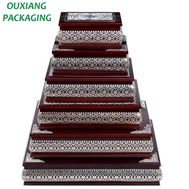 Vendita calda di legno quran box, commercio all'ingrosso di fantasia personalizzata penna Quran caso, Corano Regalo Pacchetto