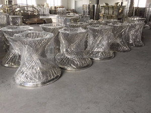 Hiện đại cổ điển bằng đá cẩm thạch hàng đầu thép không gỉ Warren platner bàn ăn DH-826 - Product Image 6