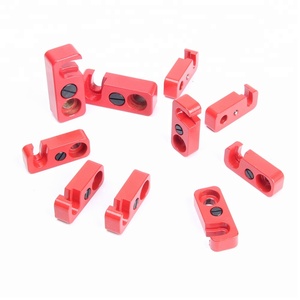 Precio competitivo fabricación de máquinas de metal Hasco Rojo Negro Herramienta de bloqueo de pestillo Dispositivo de seguridad juego de bloqueo de separación - Product Image 4