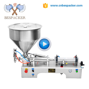 Bespacker G1WGD neumática de llenado pega machine Jam ketchup yogur máquina de llenado crema cosmética máquina de llenado - Product Image 1