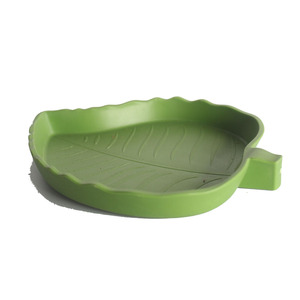NOMOY PET de <span class=keywords><strong>la</strong></span> venta directa de fábrica al por mayor hoja verde grande plato comida tazón de agua para reptil NW-11 - Product Image 3