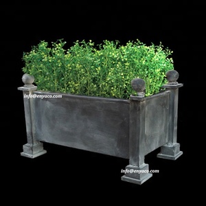 Fabricant de bacs et de jardinières rectangulaires <span class=keywords><strong>Versailles</strong></span>, en acier galvanisé, en zinc, en métal, en fer, support de ressort européen, pays - Product Image 3