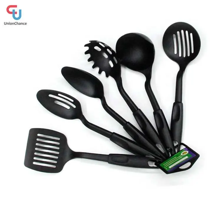 Wholesale 6PCS Nylon Plastic Turner and Spoon Set in Kitchen