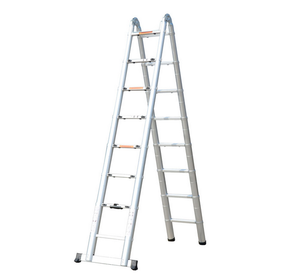 Échelle télescopique multifonction en aluminium Deliladder <span class=keywords><strong>3</strong></span>,2 m, échelle à charnière pliante EN131 - Product Image 2