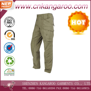 Múltiples bolsillos <span class=keywords><strong>de</strong></span> <span class=keywords><strong>algodon</strong></span> y cordura hombres estilo militar pantalones <span class=keywords><strong>cargo</strong></span> - Product Image 1