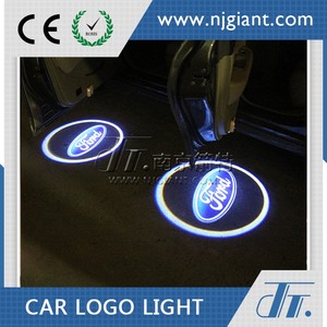 1 par inalámbrico LED puerta cortesía láser proyector Luz de insignia del coche para Toyota - Product Image 5