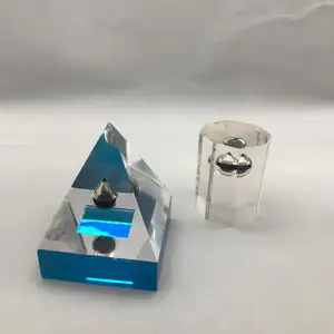 Personnalisé Cube et autre forme huile cristal paperweight cadeau