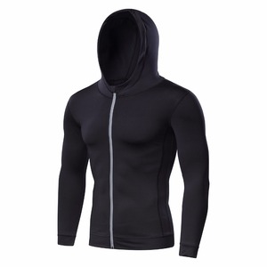 Ropa de entrenamiento transpirable para hombre, ropa deportiva para gimnasio, Fitness, Jogging, chándal liso con abrigo deportivo, chaqueta, Blazers y sudaderas con capucha - Product Image 1