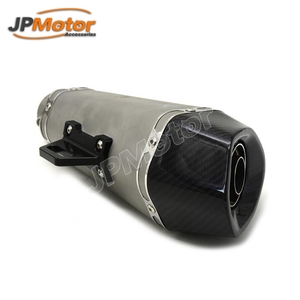 JPMotor Universale <span class=keywords><strong>Aftermarket</strong></span> Moto di <span class=keywords><strong>Scarico</strong></span>, Hexagon Motor Bike Silenziatore - Product Image 4